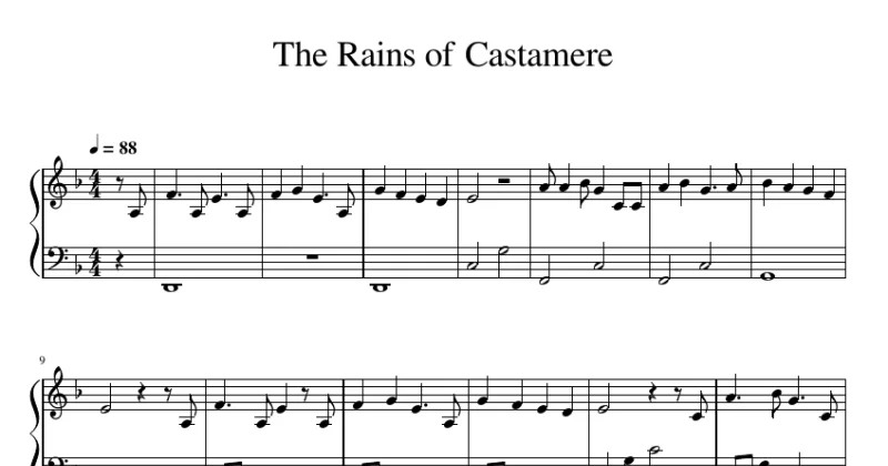 The Rains Of Castamere (From The Game Of Thrones)
