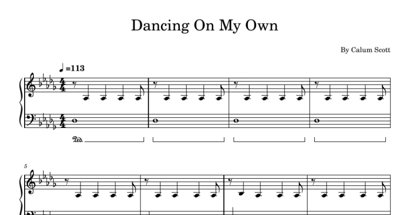 Dancing On My Own - Calum Scott