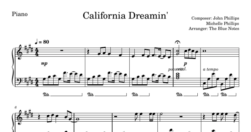 California Dreamin' - The Mamas And The Papas
