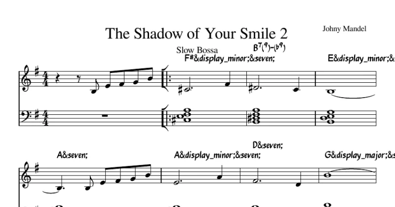 The Shadow Of Your Smile