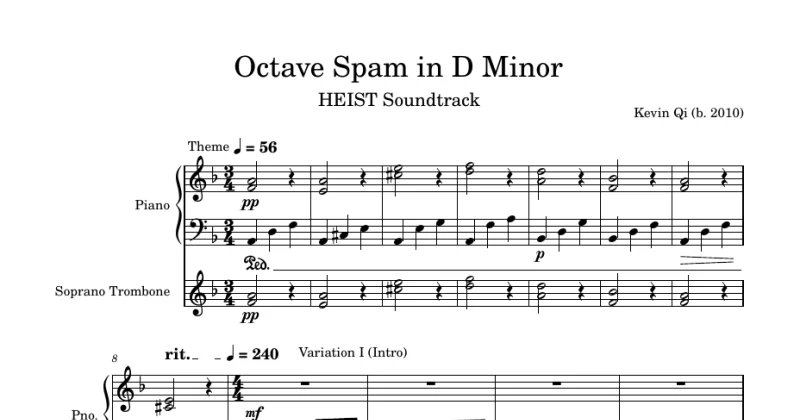 Octave Spam in D Minor Pro Max