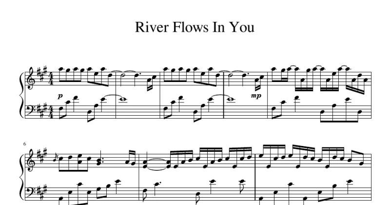 A river flows in you improvised
