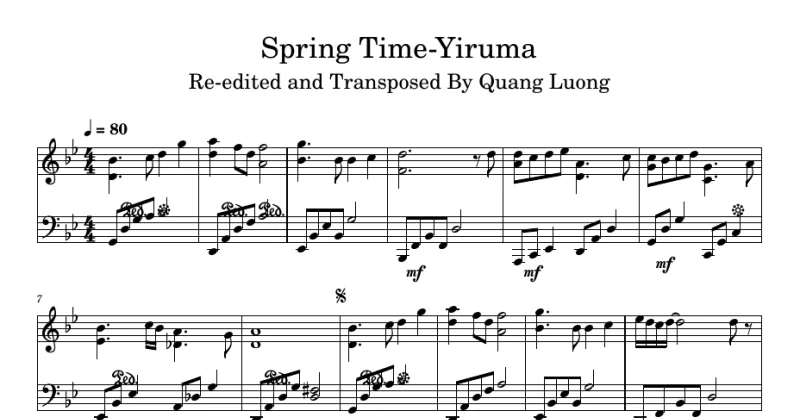 Spring Time - Yiruma