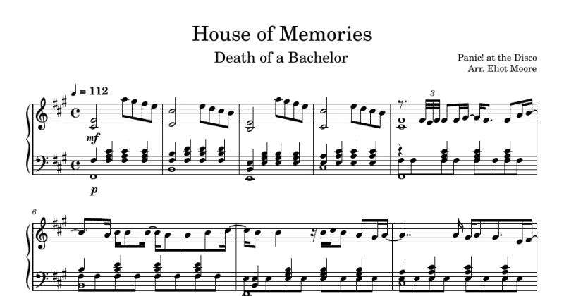 House of Memories - Panic! at the Disco