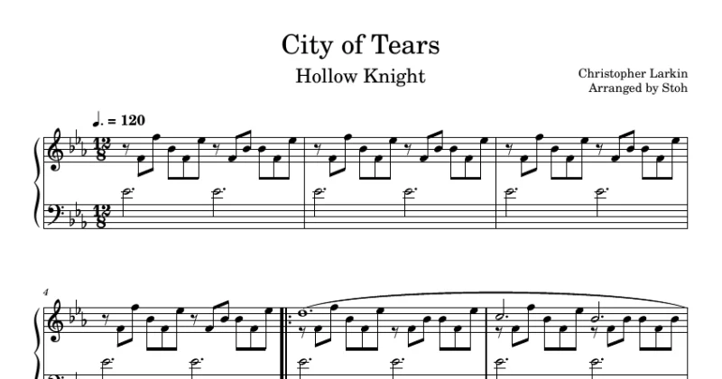 Hollow Knight - City of Tears - Christopher Larkin