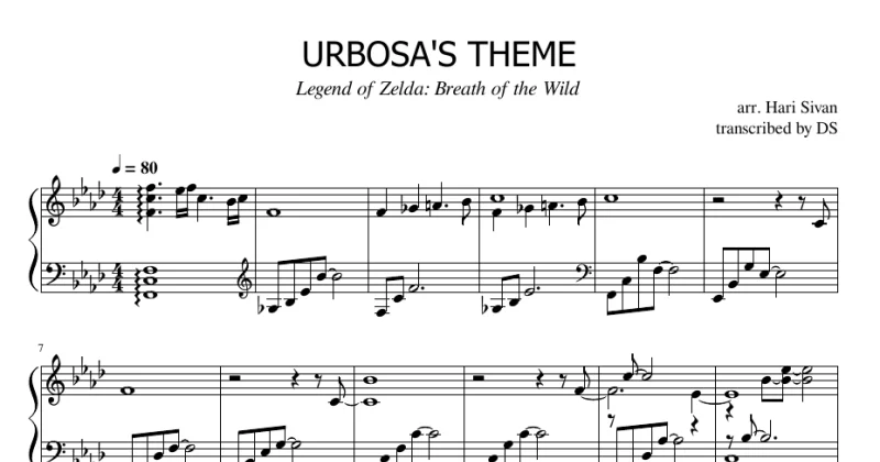 Urbosa's Theme (Zelda Breath Of The Wild)