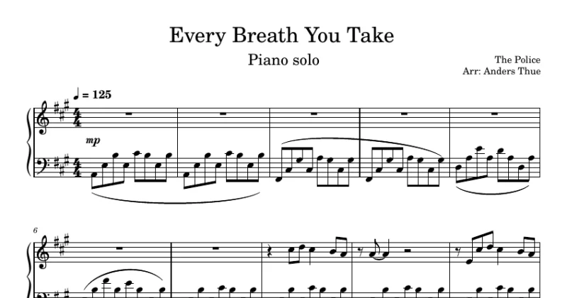 Every Breath You Take - The Police