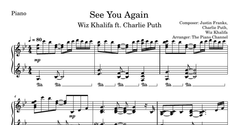 See You Again - Wiz Khalifa & Charlie Puth
