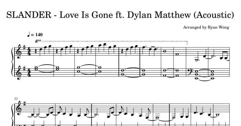 SLANDER - Love Is Gone ft. Dylan Matthew
