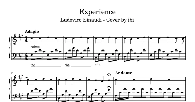 Experience - Ludovico Einaudi