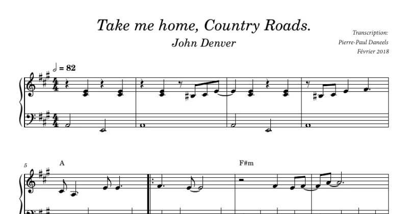 Take Me Home, Country Roads - John Denver