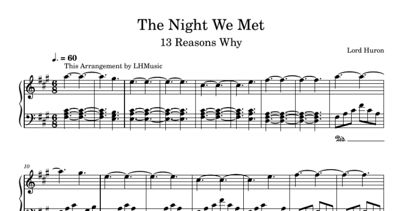 The Night We Met - Lord Huron
