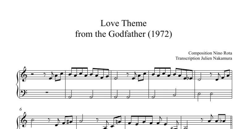 Love Theme for Godfather