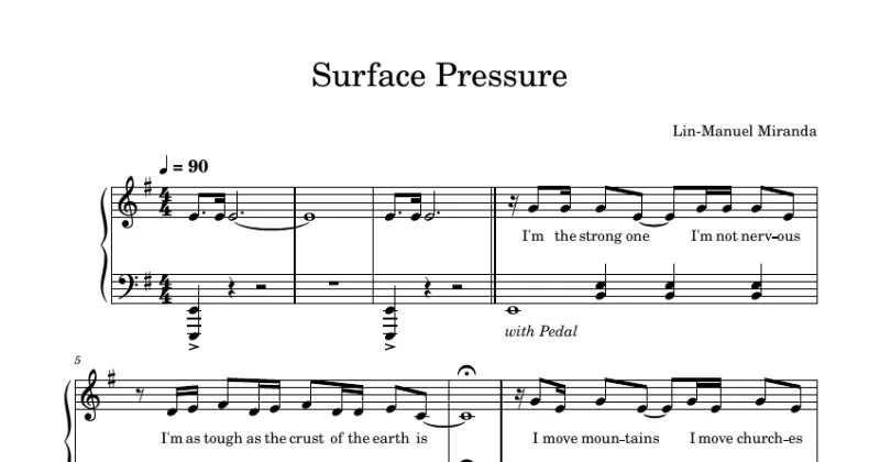 Surface Pressure (Encanto) - Lin-Manuel Miranda