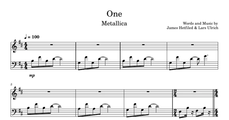 One