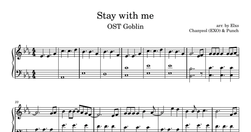 Stay with me (Goblin) - Exo