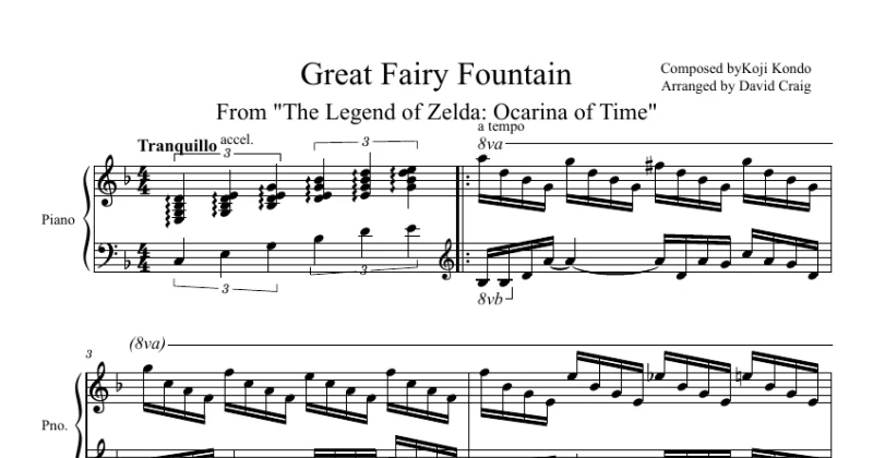 Zelda - Great Fairy Fountain - Koji Kondo