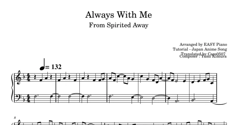 Always With Me - Spirited Away