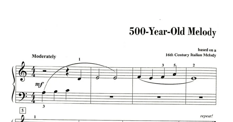 500-Year-Old Melody