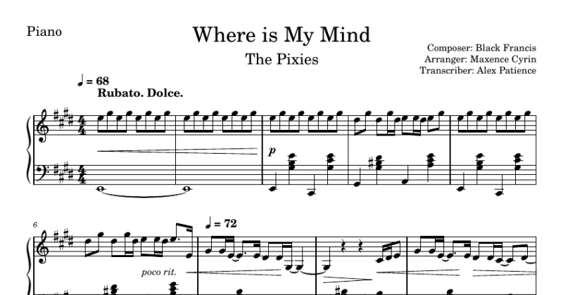 Pixies - Where Is My Mind