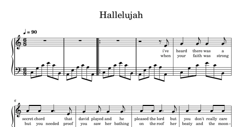 Hallelujah - Leonard Cohen