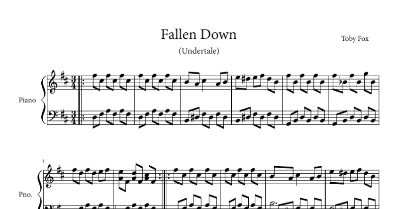 Fallen Down - Undertale