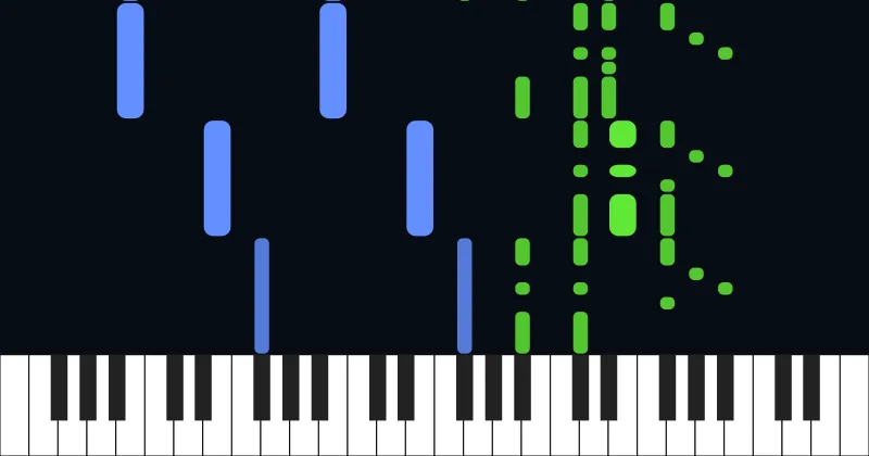Never see me again Piano