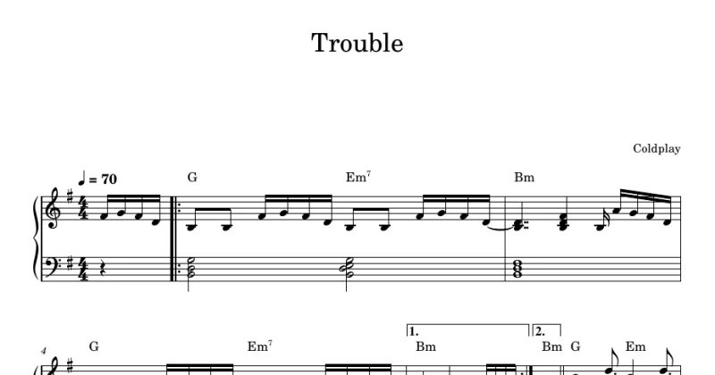 Trouble - Coldplay
