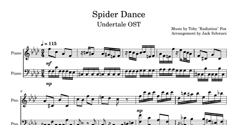 Spider Dance (Undertale) - Toby Fox