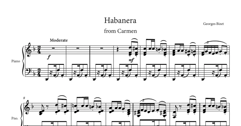 Habanera from Carmen