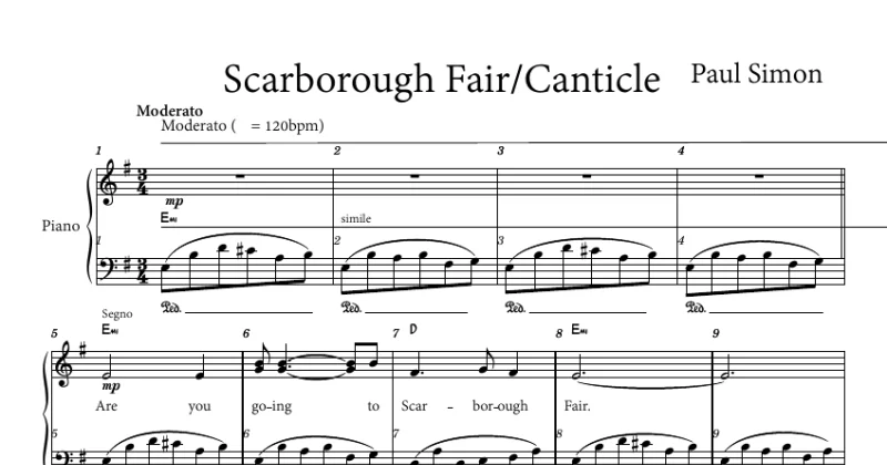 Scarborough Fair - Simon & Garfunkel