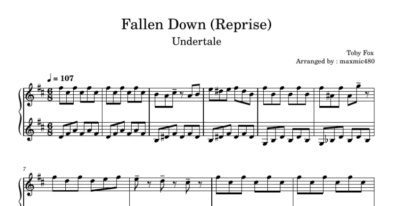 Fallen Down (Undertale) - Toby Fox