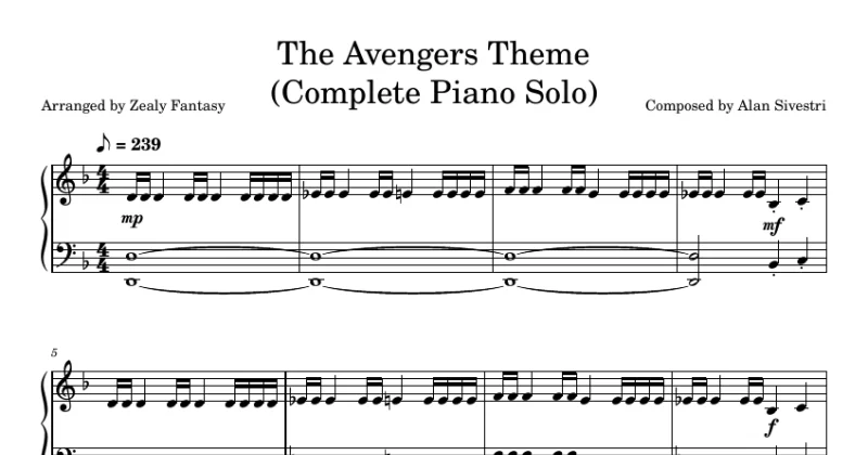 The Avengers Theme - Alan Silvestri