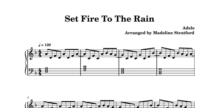 Set Fire To The Rain - Adele