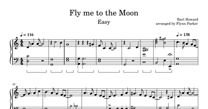 Fly me to the Moon