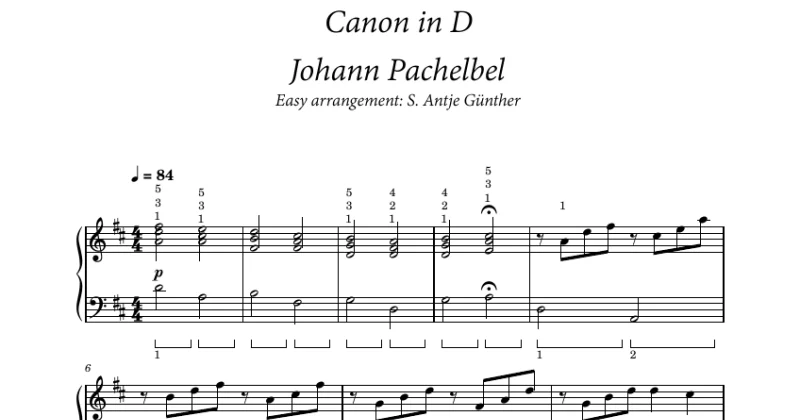 Canon in D - Pachelbel