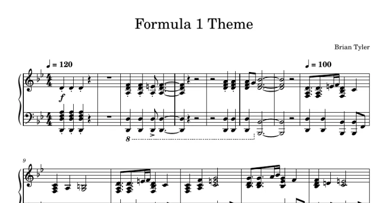 Formula 1 Theme - Brian Tyler
