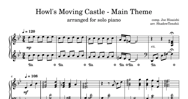 Howl's Moving Castle - Main Theme