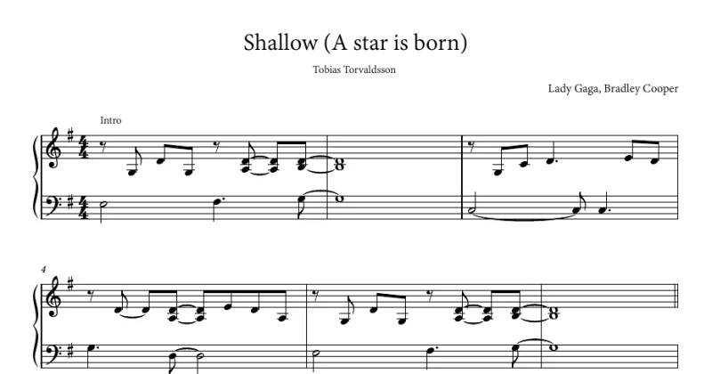 Shallow - A star is born - Lady Gaga & Bradley Cooper
