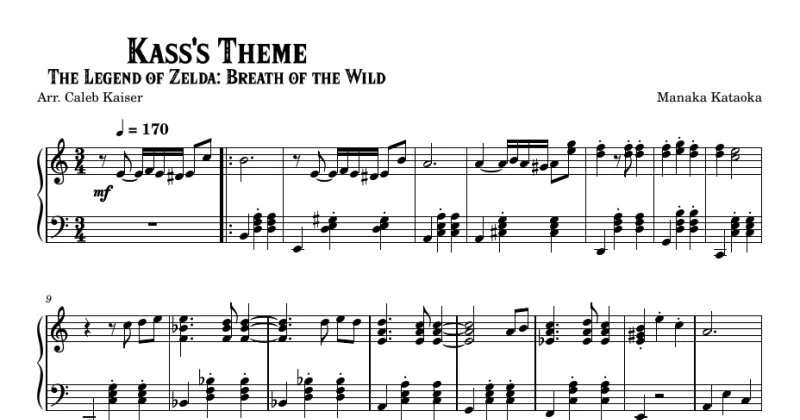 Kass's Theme (Zelda: Breath Of The Wild)