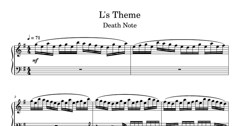 L's Theme (Death Note)