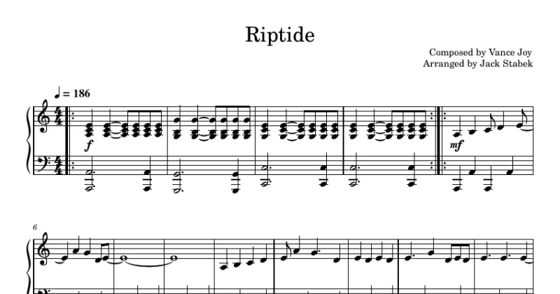 Riptide - Vance Joy