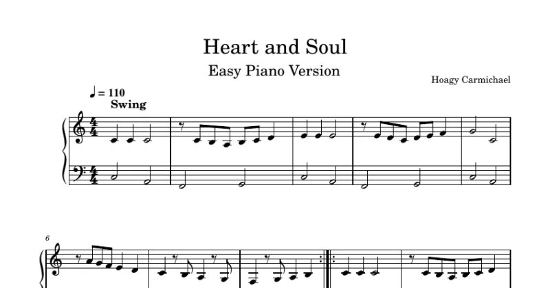 Heart and Soul - Hoagy Carmichael