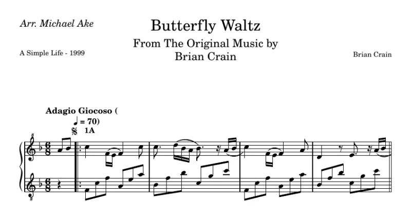 Butterfly Waltz - Brian Crain