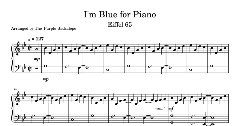 I'm Blue - Eiffel 65