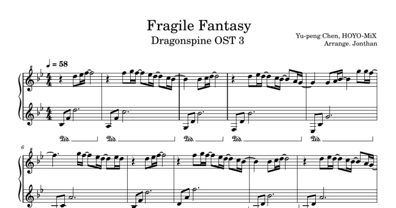 Fragile Fantasy - Genshin Impact Dragonspine OST 3
