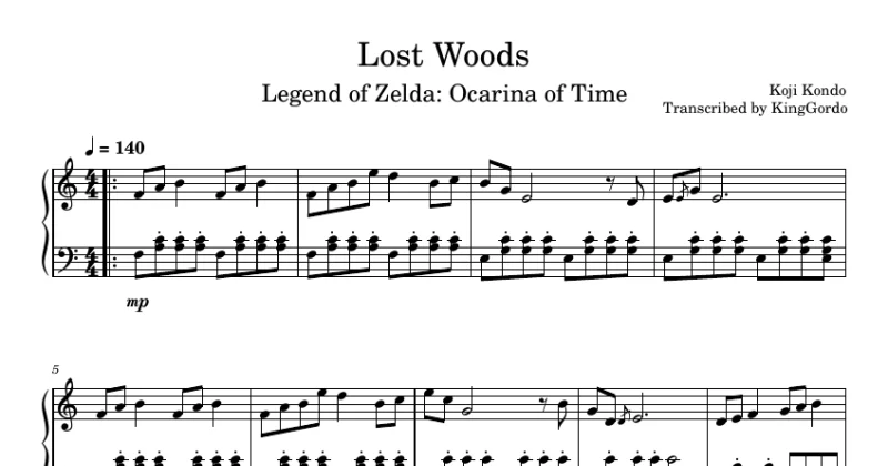 The Legend of Zelda: Lost Woods/Saria's Song