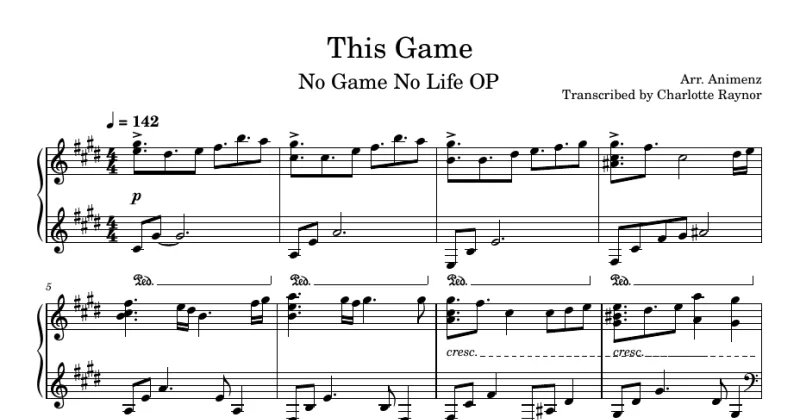 This Game (No Game No Life OP)