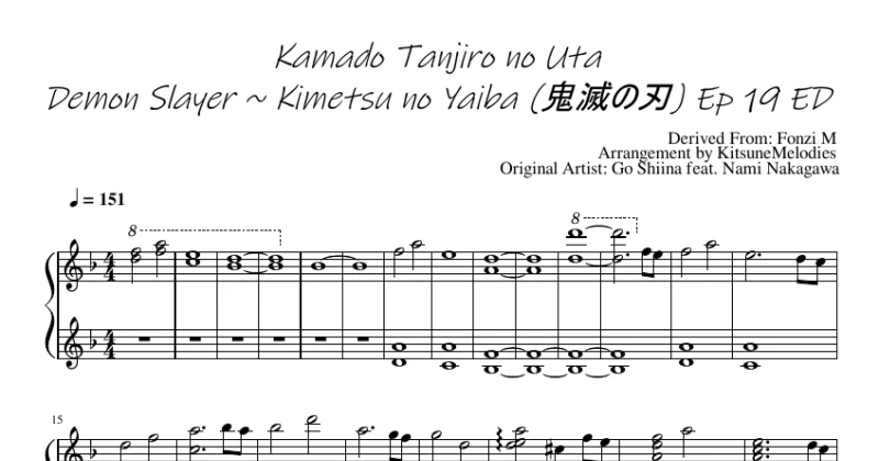 Kamado Tanjiro No Uta - Demon Slayer Ep 19