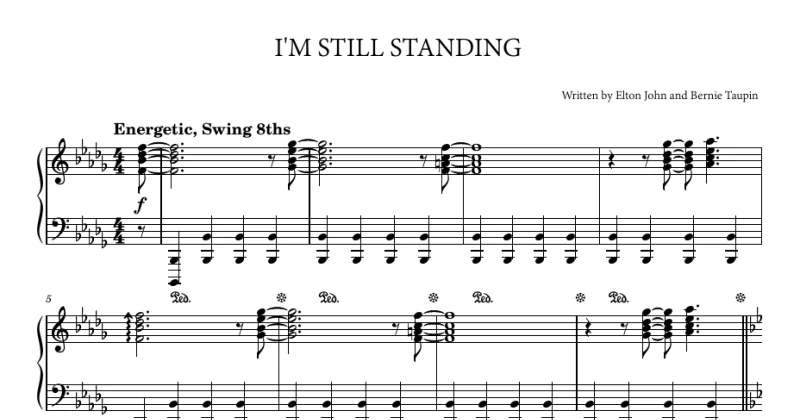 I'm Still Standing - Elton John